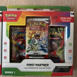 Pokemon First Partner Illustration Collection Series 1 Box New Lot of 2 IN HAND! - Image 4