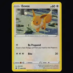 Eevee SWSH190 Sword & Shield Promo Holo Promo Pokemon TCG NM - Image 1