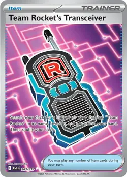 POKEMON Team Rocket's Transceiver - 263/217 [ASC - 263/217] Ultra Rare LP - Image 1