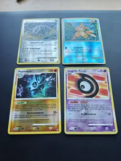 4x Vintage Reverse Holo Pokemon Karten Sammlung | DE | Versch. Sets - Image 3