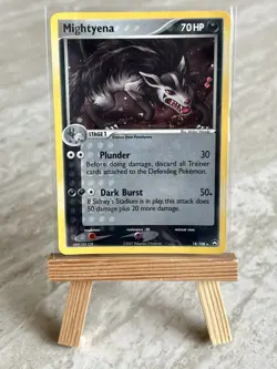 Pokemon TCG *SWIRL* Mightyena 18/108 Deck Exclusives Holo (English) - NM (-) - Image 1