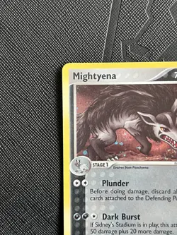 Pokemon TCG *SWIRL* Mightyena 18/108 Deck Exclusives Holo (English) - NM (-) - Image 4