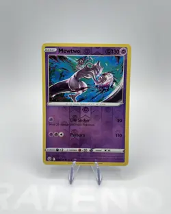 Pokemon TCG Mewtwo 056/172 Reverse Holo Sword & Shield Brilliant Stars NM - Image 1