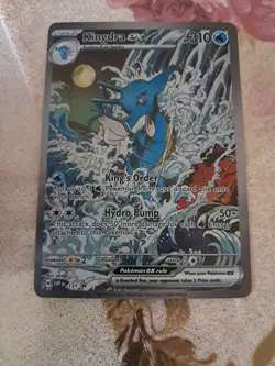 Pokemon Karte Kingdra ex 131 Sv: Scarlet & Violet Promo Holo - Image 1