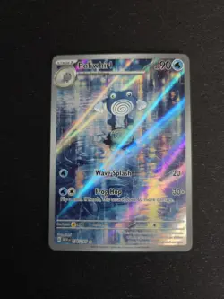 Poliwhirl 176/165 Holo Illustration Rare Scarlet and Violet 151 Pokemon TCG - Image 3