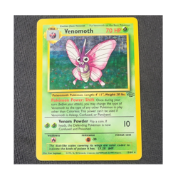 Pokemon TCG Venomoth 70 HP Jungle Unlimited Holo Rare 13/64 English 1999 - Image 1