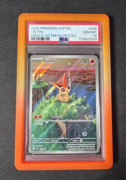Pokemon Victini 208 Black Star Promo PSA 10 GEM MINT - Image 1