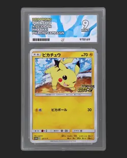 ACE 9 Pikachu 125/S-P Promo Pikapika Campaign Japanese Pokemon - Image 1
