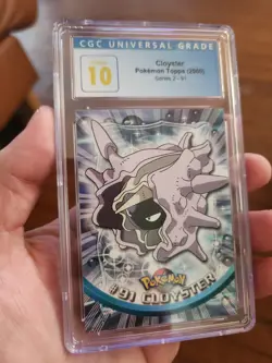 (POP 4) CGC 10 PRISTINE 2000 Topps Pokemon TV Animation Series 2 Cloyster #91 - Image 1