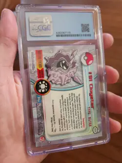 (POP 4) CGC 10 PRISTINE 2000 Topps Pokemon TV Animation Series 2 Cloyster #91 - Image 3
