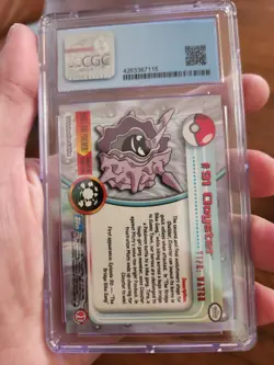(POP 4) CGC 10 PRISTINE 2000 Topps Pokemon TV Animation Series 2 Cloyster #91 - Image 4