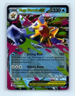 Pokemon tcg ME03: Perfect Order Mega Starmie ex Near Mint or Better - Image 1