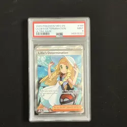 2025 POKEMON MEG EN-MEGA EVOLUTION ULTRA RARE #169 LILLIE'S DETERMINATION PSA 9 - Image 1