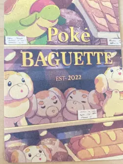 Pokemon Fidough custom bookmark Illustration Rare - Fan Art - Image 3