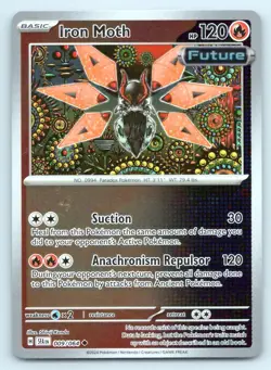 Pokemon Iron Moth SV: Shrouded Fable SFA Reverse Holo 009/064 NM - Image 1