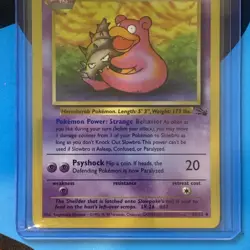 Slowbro - 43/62 - Uncommon - Fossil - Pokemon TCG Card 1999 Near Mint - Image 2