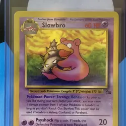 Slowbro - 43/62 - Uncommon - Fossil - Pokemon TCG Card 1999 Near Mint - Image 3