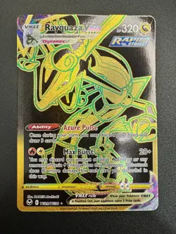 Pokemon Card - Rayquaza Vmax TG29/TG30 - Silver Tempest - Image 1