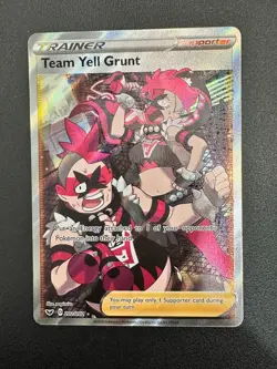 Pokemon Card - Team Yell Grunt 202/202 - Sword & Shield Base - Image 1