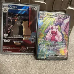 Persian Full Art 2024 and Tinkaton Full Art Ex Pokemon Cards LOT OF 2 - Image 4