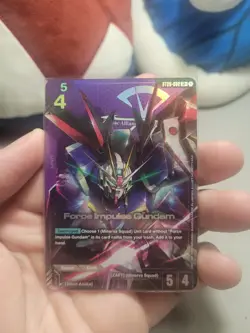 Gundam Card Game Force Impulse Gundam ST09-002 LR+ - Image 1
