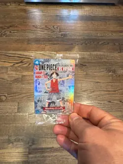 🔥🏀 One Piece Monkey.D.Luffy US College Basketball Promo Card *SEALED* 🏀🔥 - Image 1