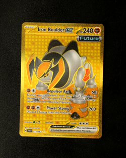 Pokemon Card TCG - Iron Boulder EX 217/162 - Temporal Forces - Hyper Rare - NM ⭐ - Image 1