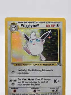 Wigglytuff 16/64 Jungle Holographic Pokemon Card - Image 3