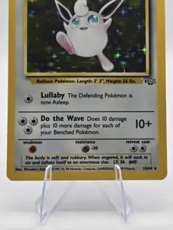 Wigglytuff 16/64 Jungle Holographic Pokemon Card - Image 4
