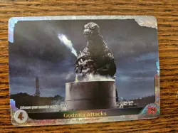 Godzilla Card Game Godzilla Attacks Stategy Card EBP01-078+ SP Gold Foil - Image 1