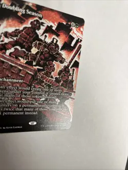 Doubling Season Borderless Nonfoil TMNT Card #0011 MTG LP - Image 2