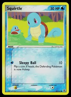 Pokemon Card - Squirtle FireRed & LeafGreen 82/112 Common - Image 1