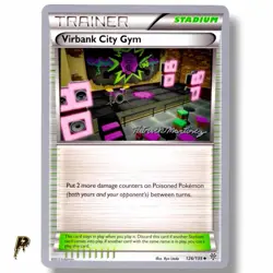Virbank City Gym 126/135 - 2015 World Championship Exclusive Pokemon Card NM - Image 1