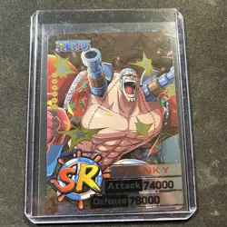 Franky SR Holo Foil One Piece Anime TCG CCG Collectible Card - Image 1