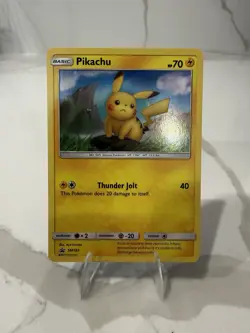 Pokemon Pikachu SM183 Promo Holo Single Card - Image 1