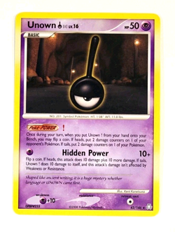 Unown [!] - 42/146 - Rare - Legends Awakened - Pokemon Card_71 - Image 1