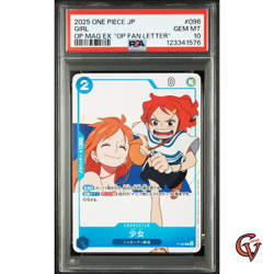PSA 10 ONE PIECE Card Girl Promo P-096 Japanese ONE PIECE magazine - Image 1