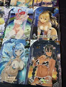 Goddess Story Waifu Bikini 9 x Character Doujin Cards Project Maiden Rem Uta - Image 4