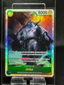 Jinbe OP11-031 SR Foil | A Fist of Divine Speed | One Piece Card English - Image 1