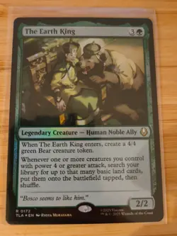 MTG The Earth King (Foil) 0172 Avatar: The Last Airbender M/NM Free UK P&P - Image 1