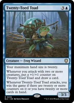 Twenty-Toed Toad 16 Rare Commander: Bloomburrow Near Mint - Image 1