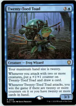Twenty-Toed Toad 16 Rare Commander: Bloomburrow Near Mint - Image 2