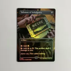 MTG Talisman Of Indulgence (2524) FOIL Secret Lair MagicCon 26 *Ships Same Day - Image 1