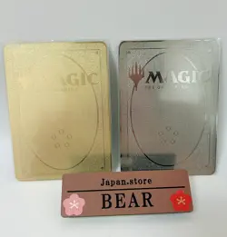 MTG Metal Treasure Token Liliana DIY Gold and Silver Set JP - Image 2