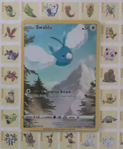 Swablu GG27/GG70 Full Art Card Crown Zenith Galarian Gallery 2023 Pokemon Card - Image 1
