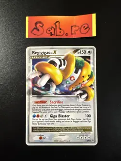 MP/HP Condition Regigigas LV X Promo DP30 Pokemon Card - Image 1