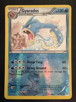 Gyarados (Reverse Holo) 24/124 Pokemon Dragons Exalted - LP - Image 1