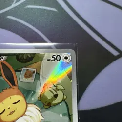 Pokemon TCG Eevee 173 Pokemon Center Stamped Promo Prismatic Evolutions #3 LP - Image 5