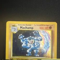 Pokemon TCG Machamp Base Set 8/102 Holo Unlimited Holo Rare 1st Edition - Image 3