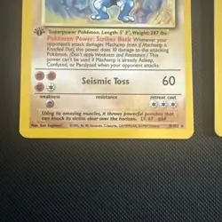 Pokemon TCG Machamp Base Set 8/102 Holo Unlimited Holo Rare 1st Edition - Image 5